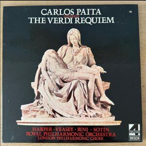 Verdi Requiem CARLOS PAITA DECCA UK PHASE 4 CONCERT SERIES 2LP BOX